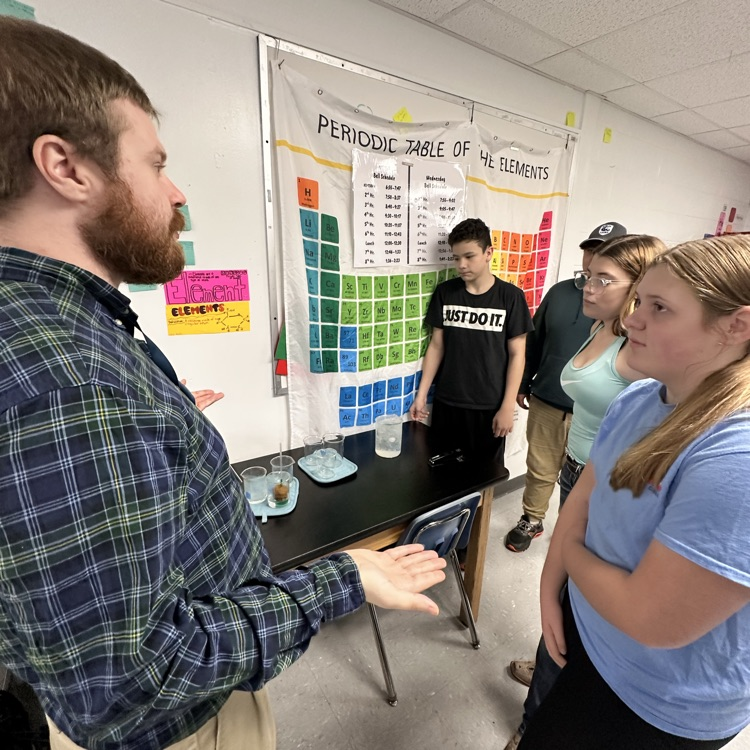 Thermometer lab at Valley Middle School 