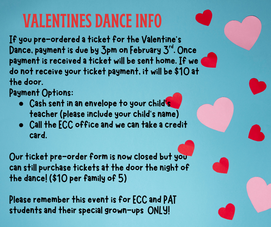 Valentine's dance info