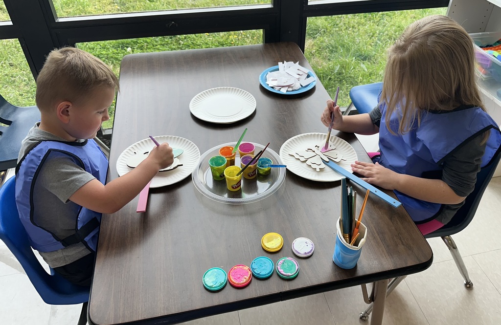 Painting flowers