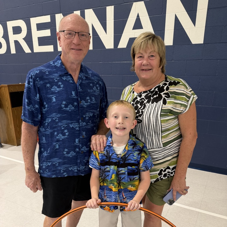 Grandparents and their grandchild