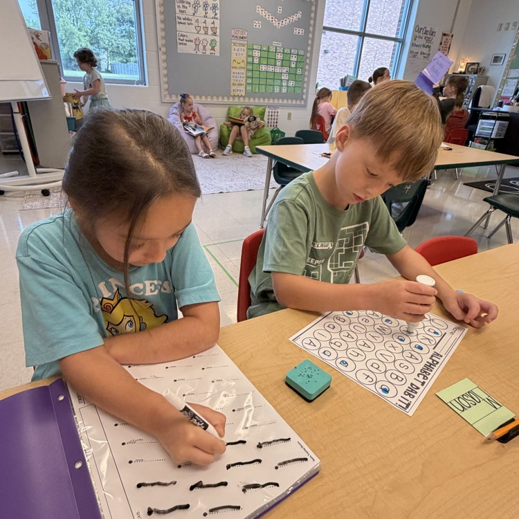 Students in class