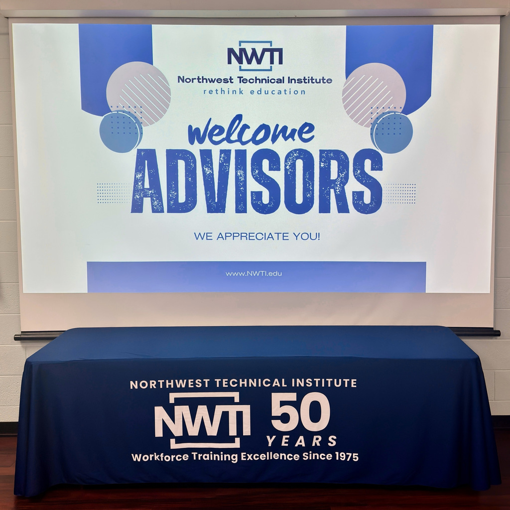 Welcome NWTI advisors screen and table