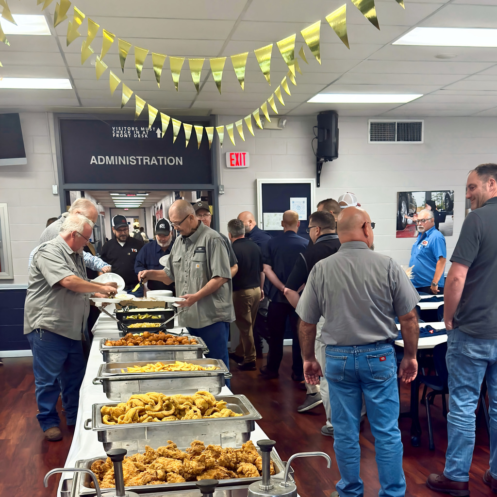 full spread catfish hole buffet for the advisory board