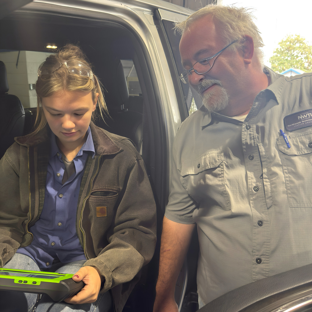 President Patty takes his truck to our autoshop