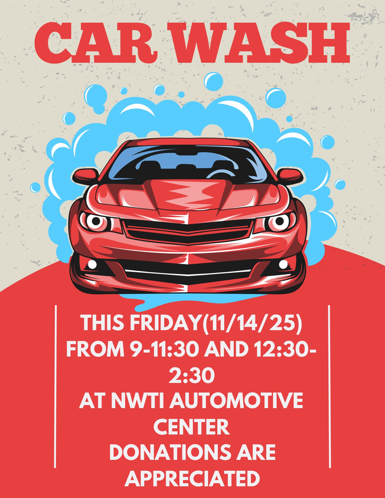 Car Wash today at NWTI