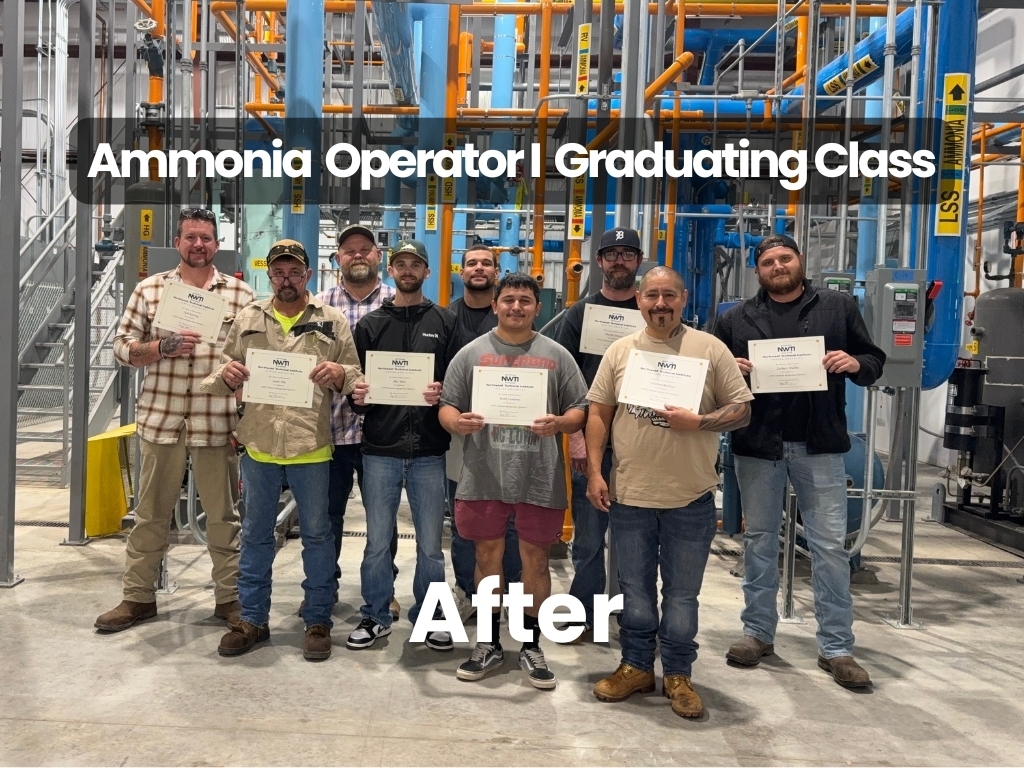 November 13th Ammonia Refrigeration Operator 1 Grad Class after