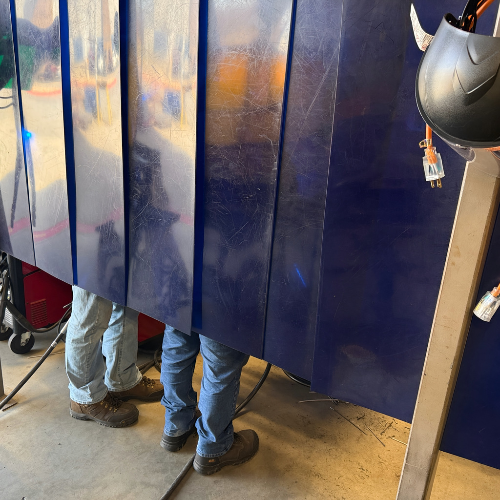 What's going on in the NWTI welding shop today?