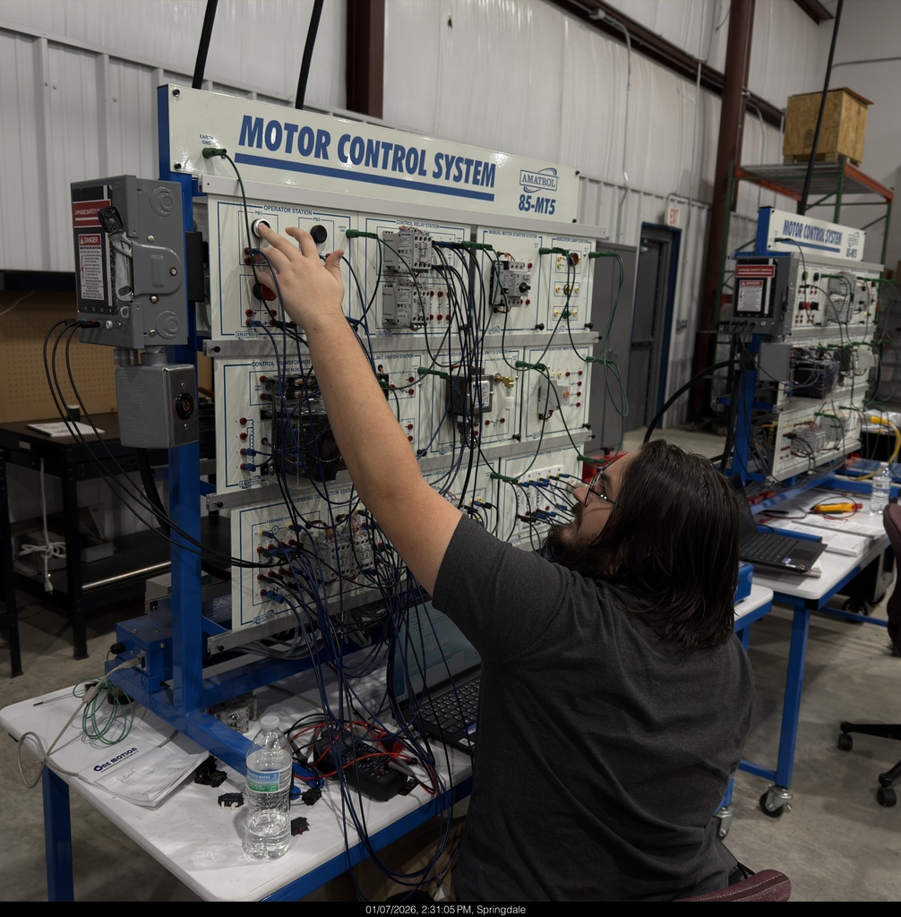 January 7th AC basic motor and motor controls students