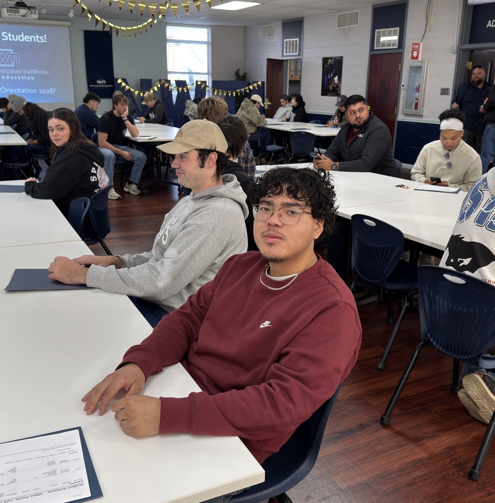 What's going on at nwti today? Spring new student orientation 2026