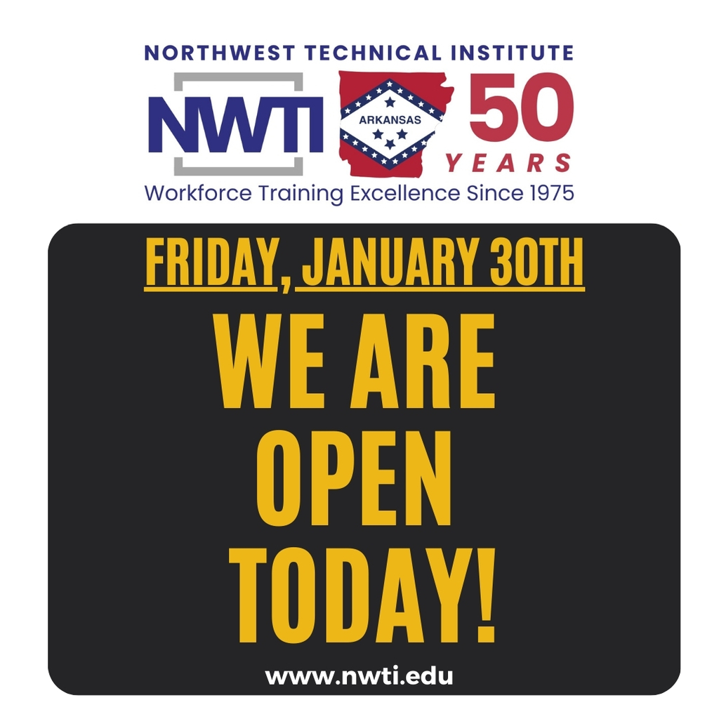 we're open today, Friday, January 30th