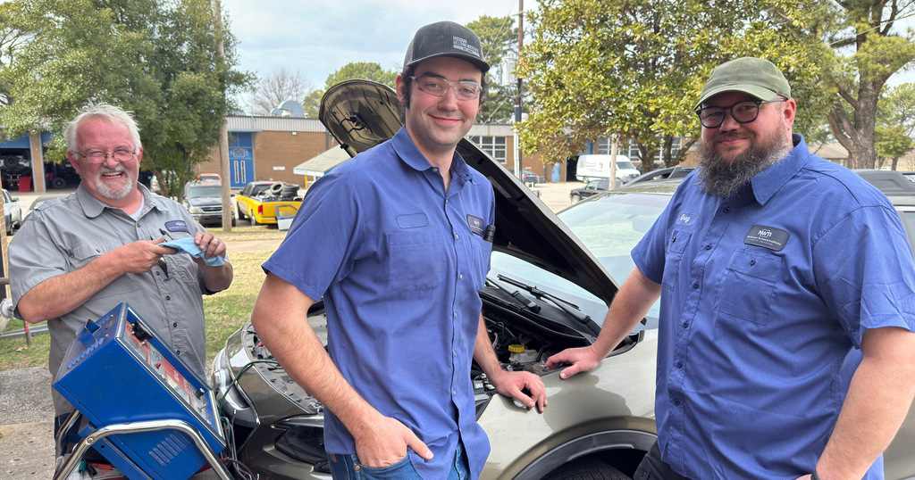 February 25, 2026 Automotive students hard at work making repairs