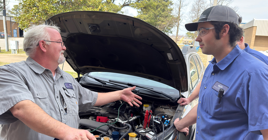 February 25, 2026 Automotive students hard at work making repairs