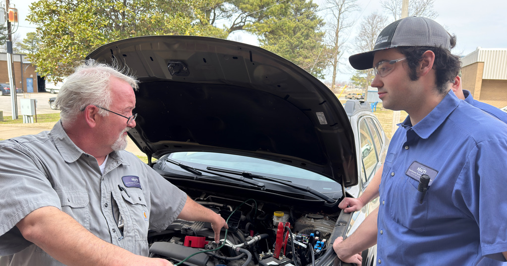 February 25, 2026 Automotive students hard at work making repairs