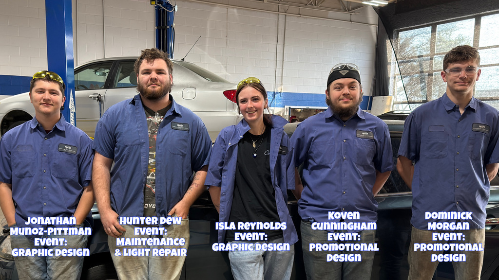 diesel truck and automotive students in skills usa competition