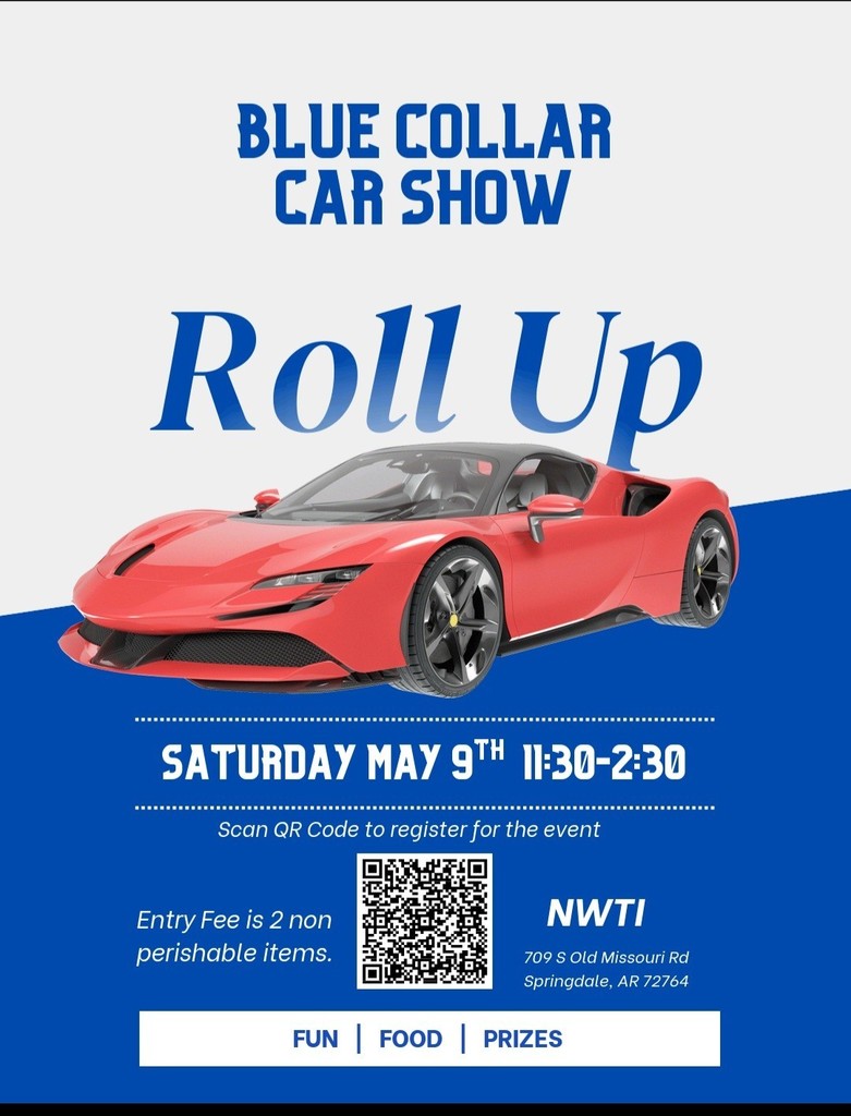 Blue Collar Car Show on May 9th at NWTI