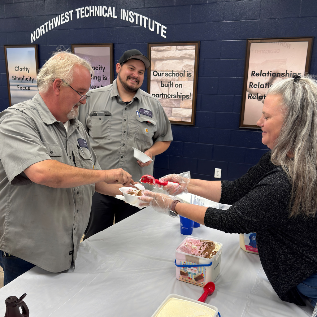 NWTI teacher’s week ice cream party 