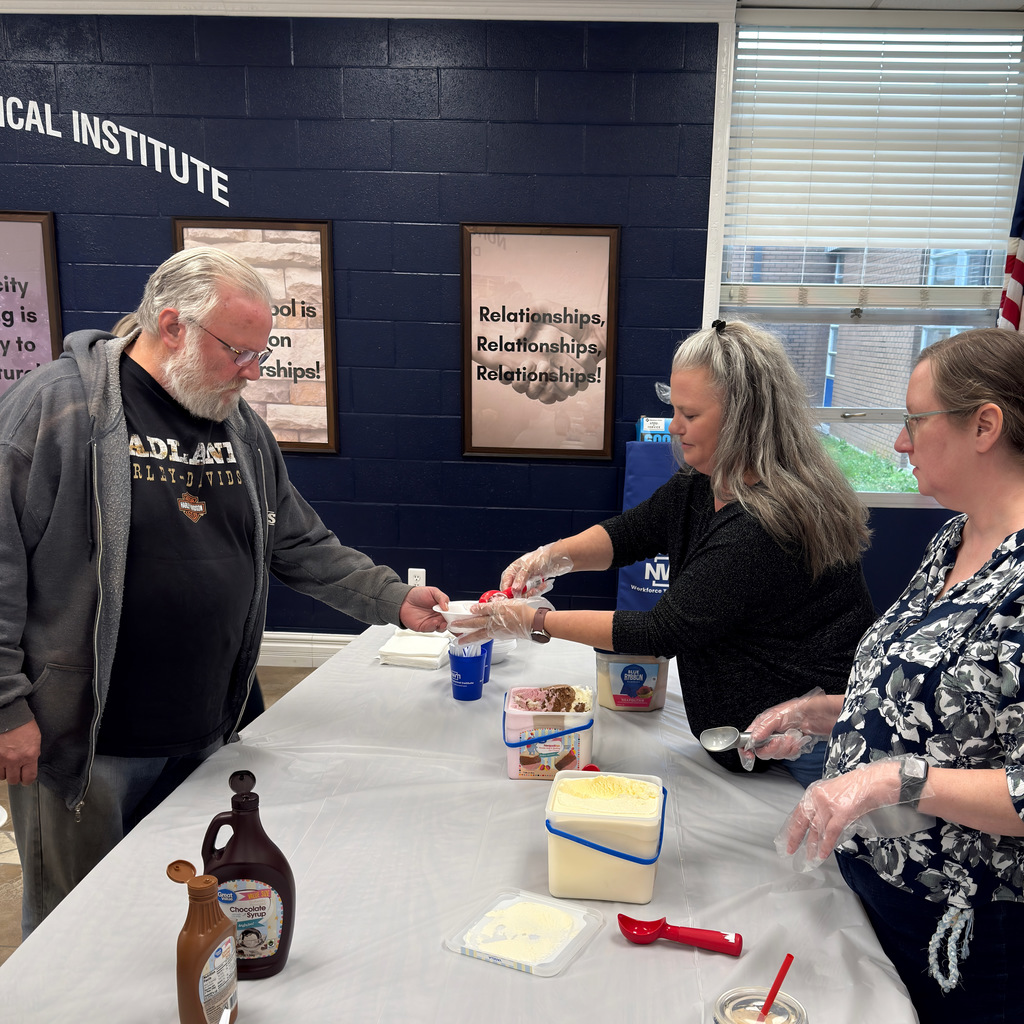 NWTI teacher’s week ice cream party 