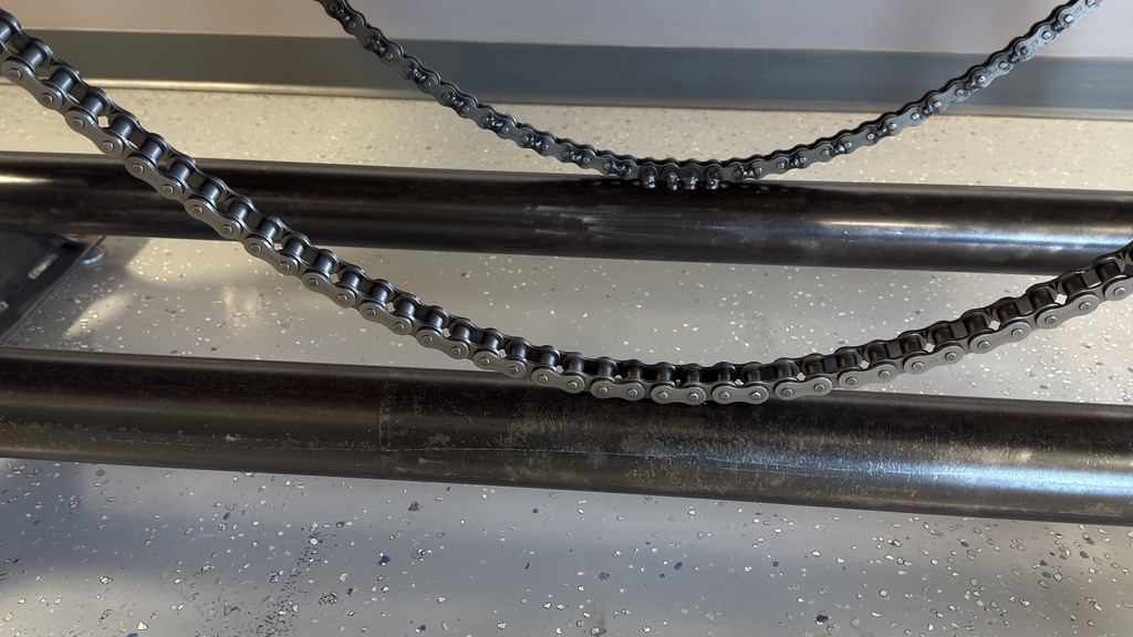 student welding project using different reclaimed materials