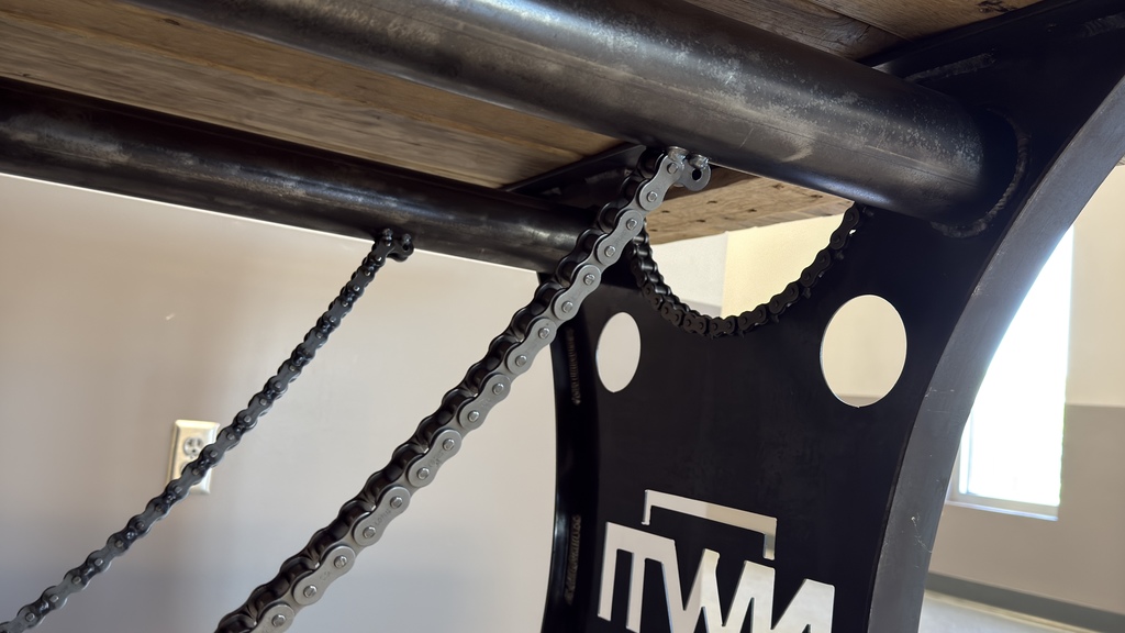 student welding project using different reclaimed materials