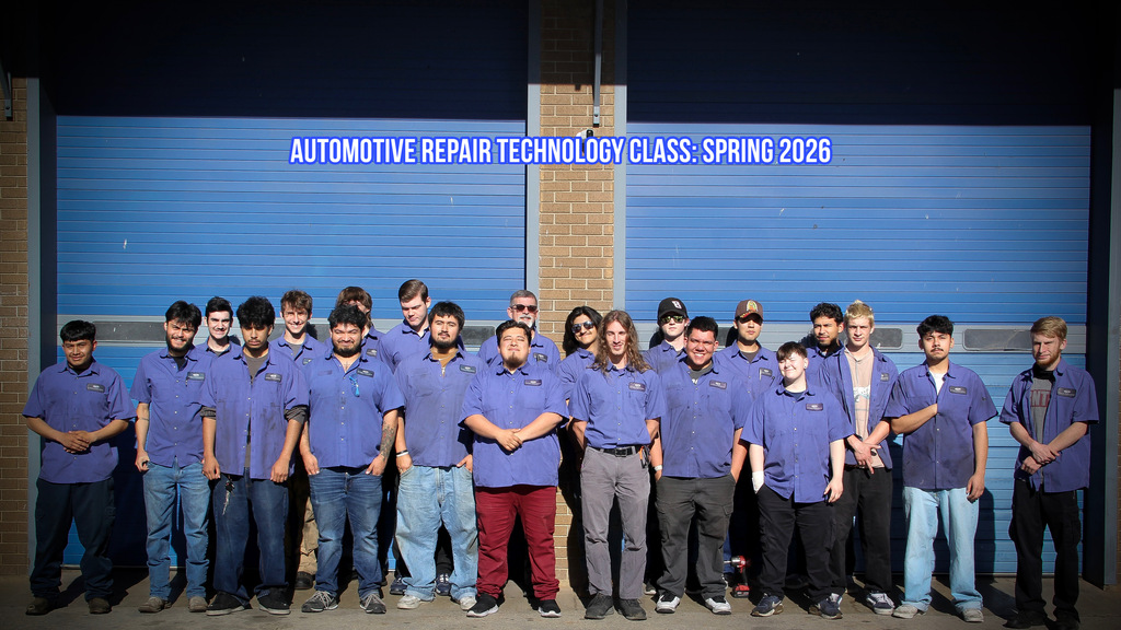 automotive repair tech class photo spring 2026