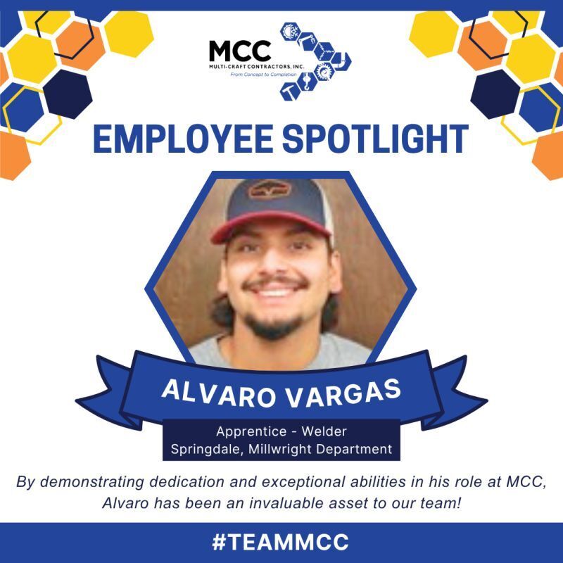 Alvaro Vargas Employee Spotlight winner