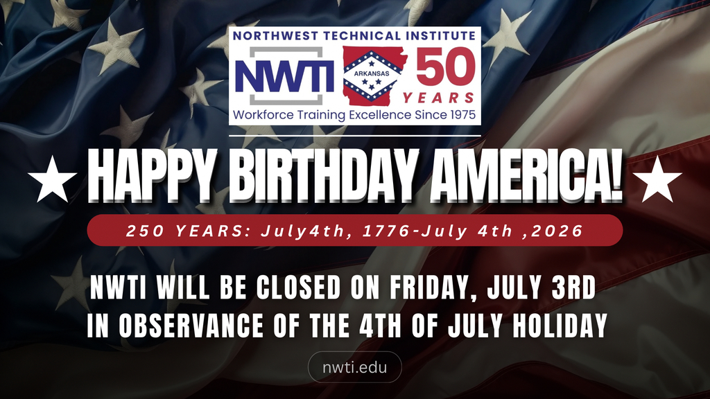 NWTI will be closed on July 3rd. 