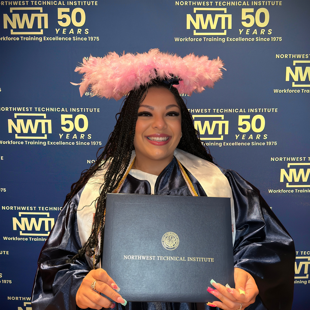 NWTI spring 2026 nursing graduate portrait