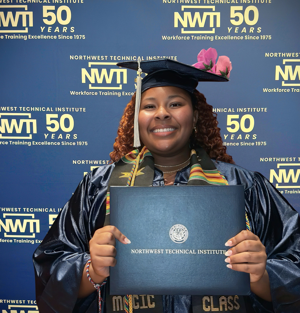 NWTI spring 2026 nursing graduate portrait