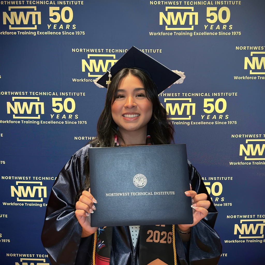 NWTI spring 2026 nursing graduate portrait