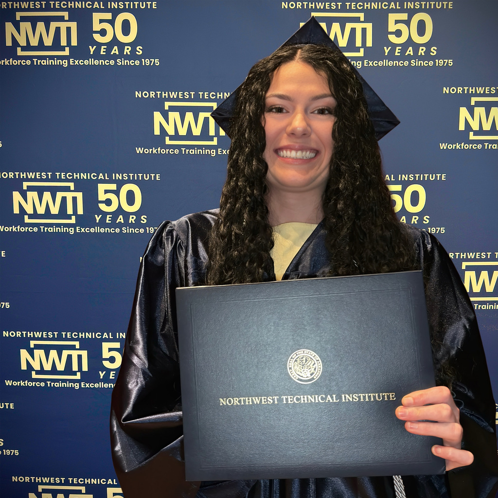 NWTI spring 2026 nursing graduate portrait