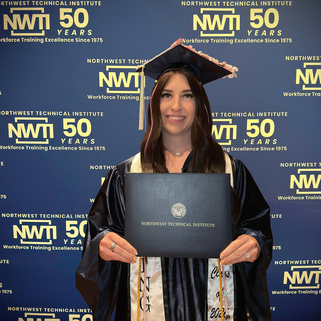 NWTI spring 2026 nursing graduate portrait