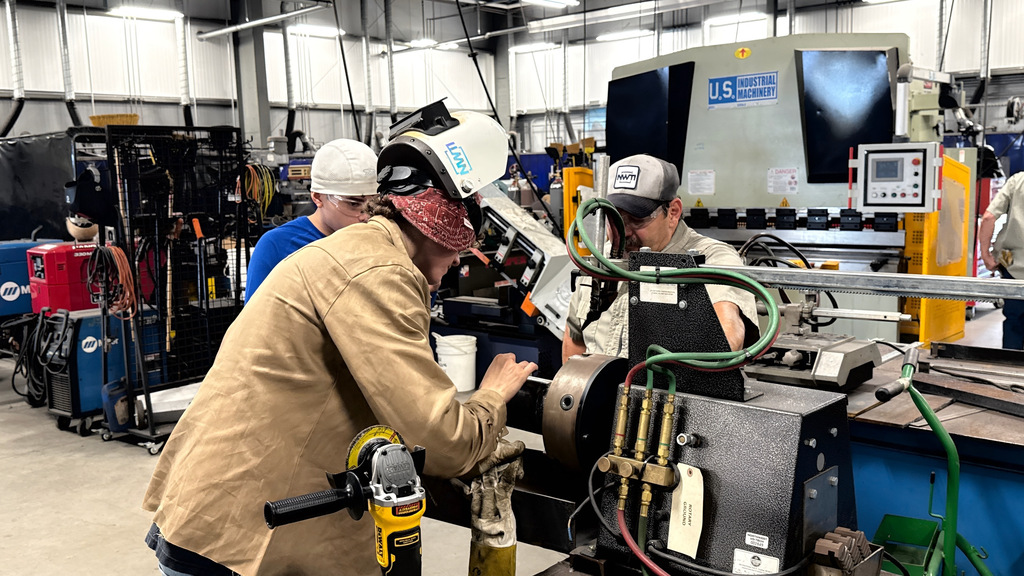 Northwest Arkansas Council took video and photos here at NWTI last week
