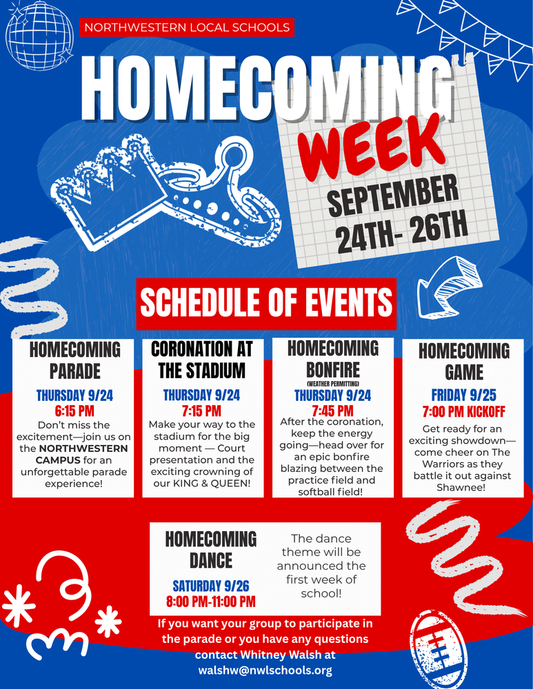 2026 homecoming schedule