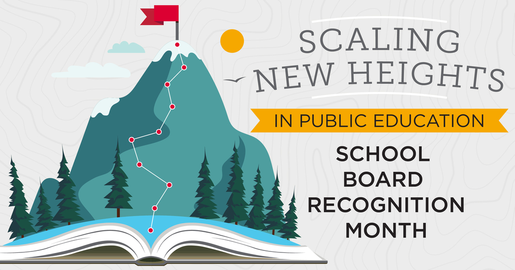 Graphic for school board recognition month