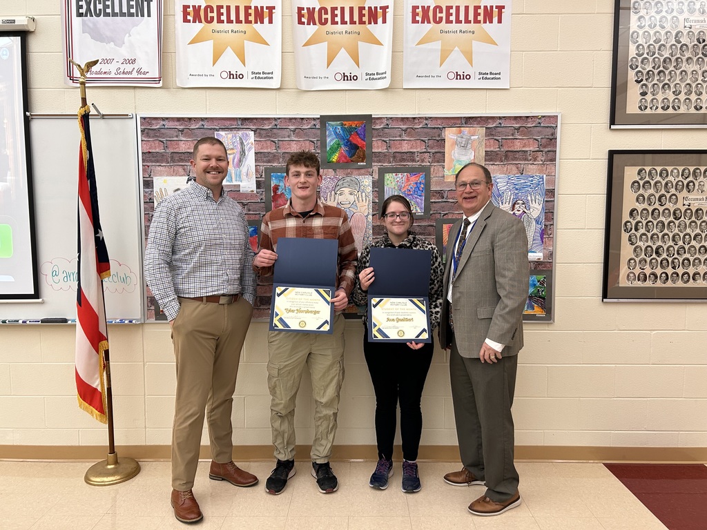 graphic of rotary students of the month