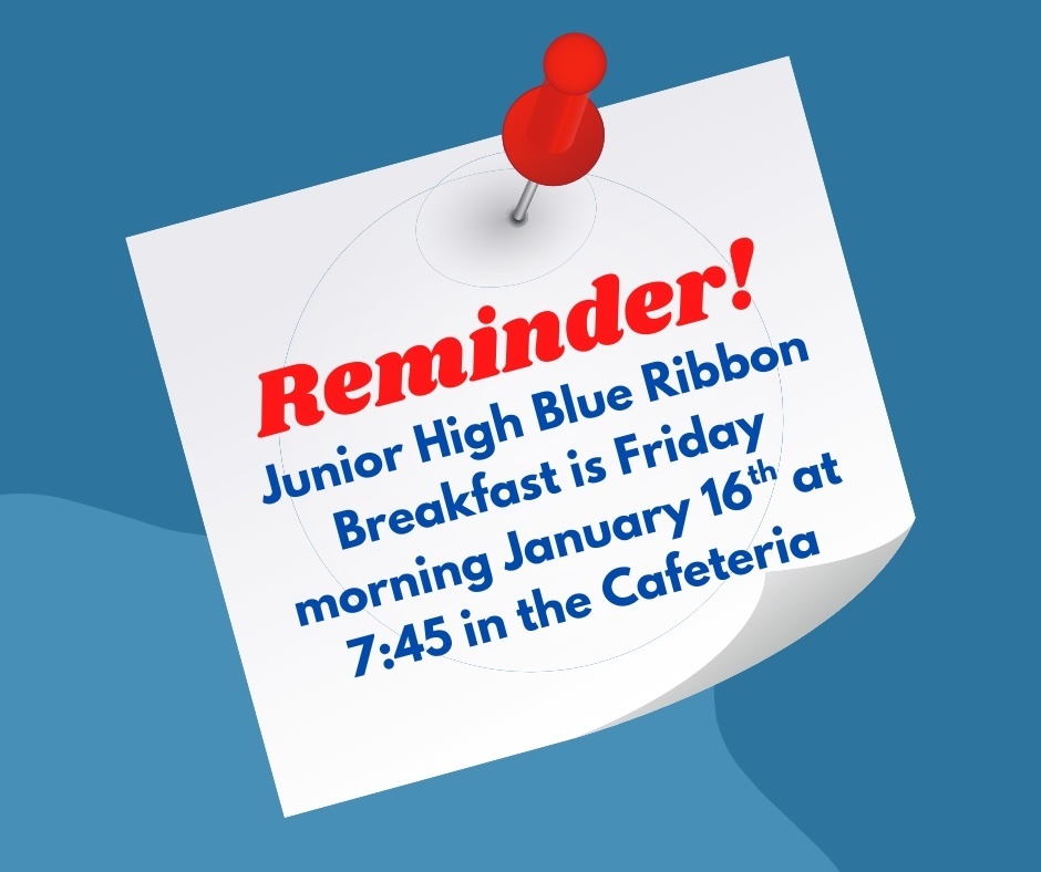 graphic for blue ribbon breakfast