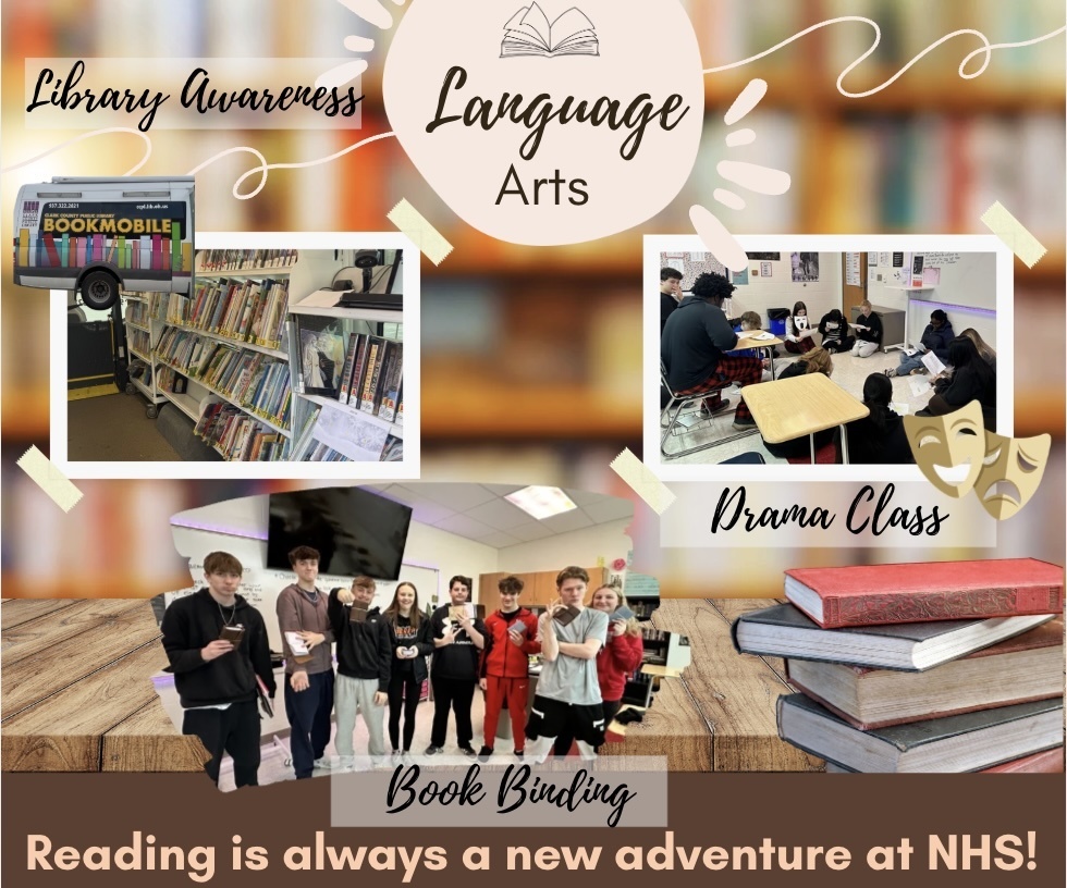 graphic image of students in language arts