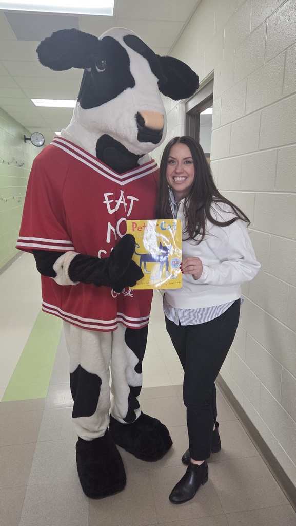 graphic of cow and staff