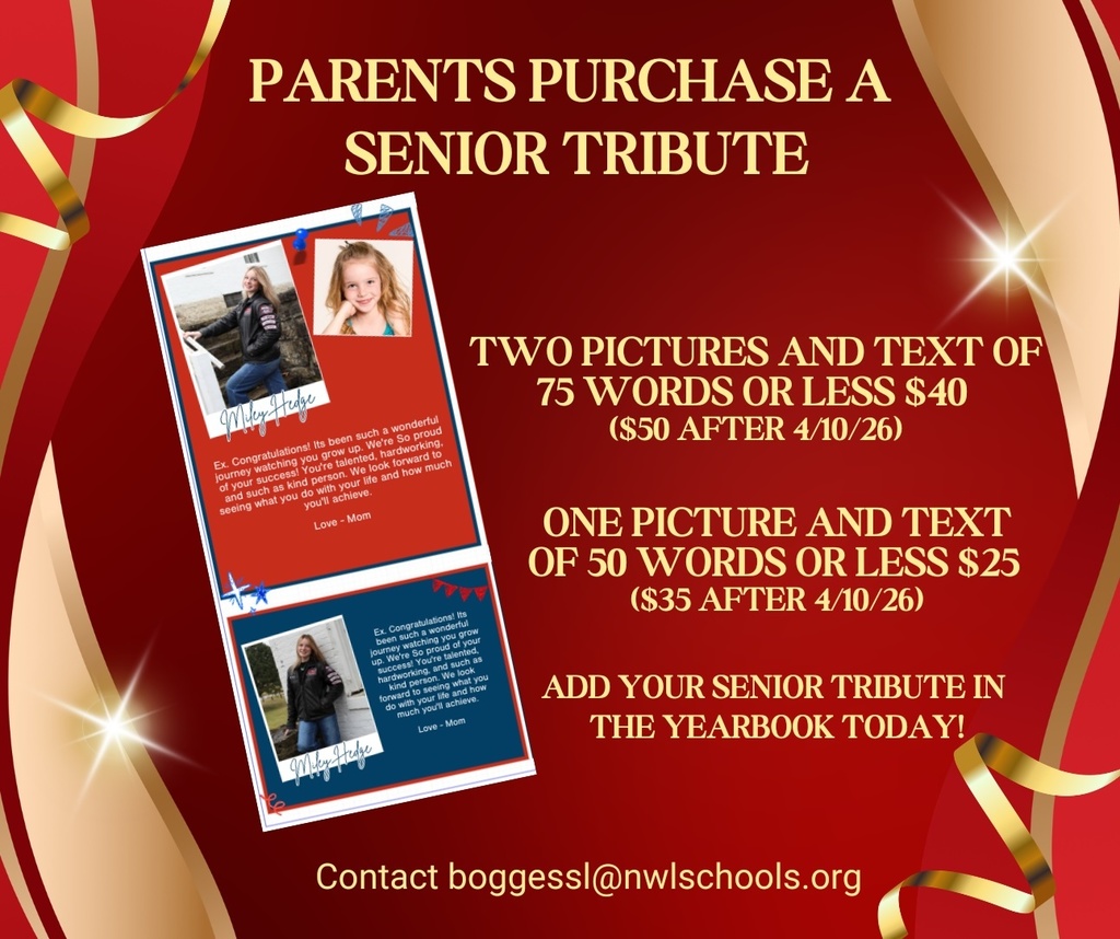 graphic of senior tribute