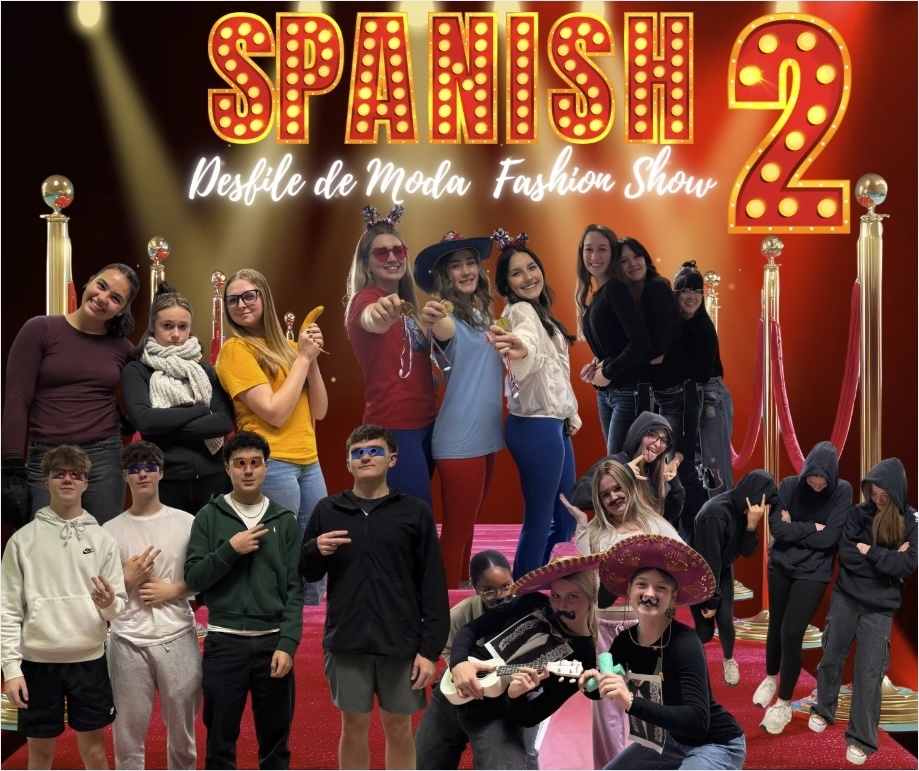 graphic image of spanish 2 fashion show