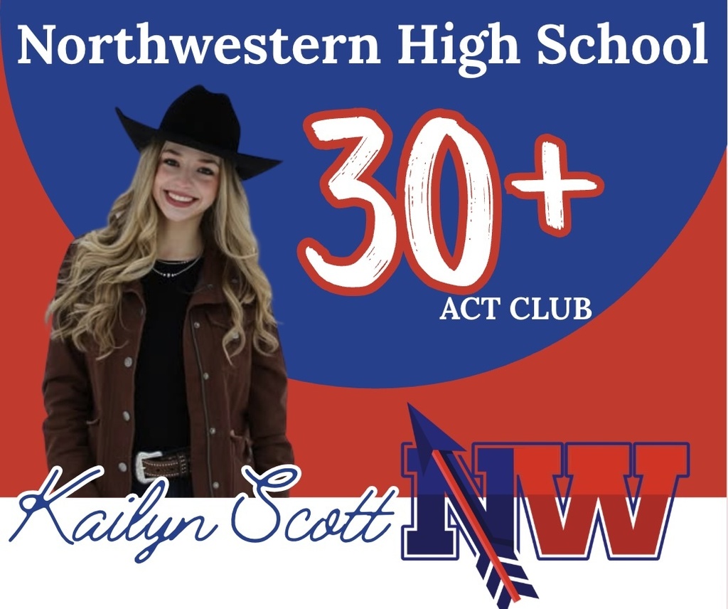 graphic image of student earning high school on ACT test