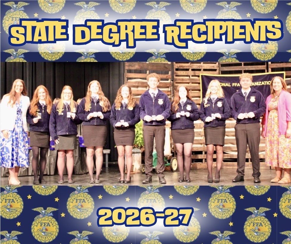 graphic image of state degree recipients