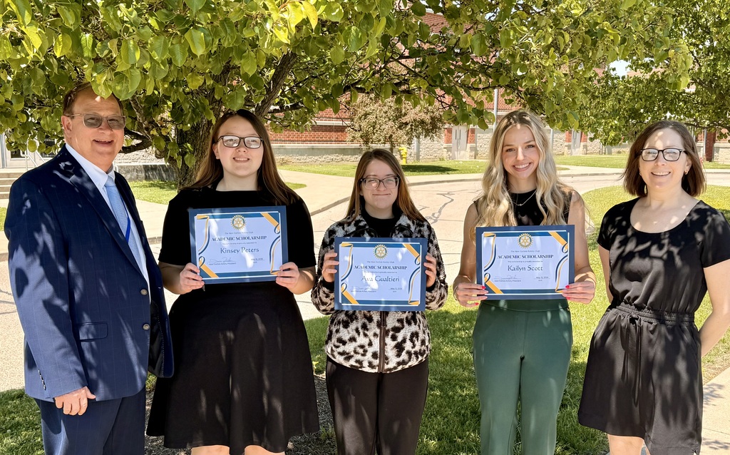 graphic image of rotary scholarship recipients