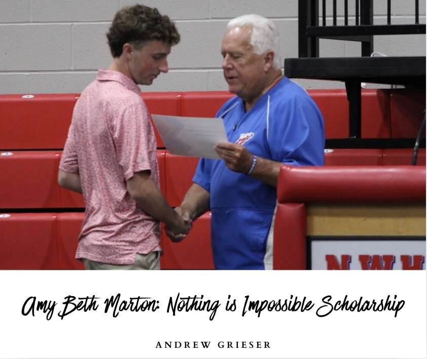 graphic image of amy beth marton scholarship winner
