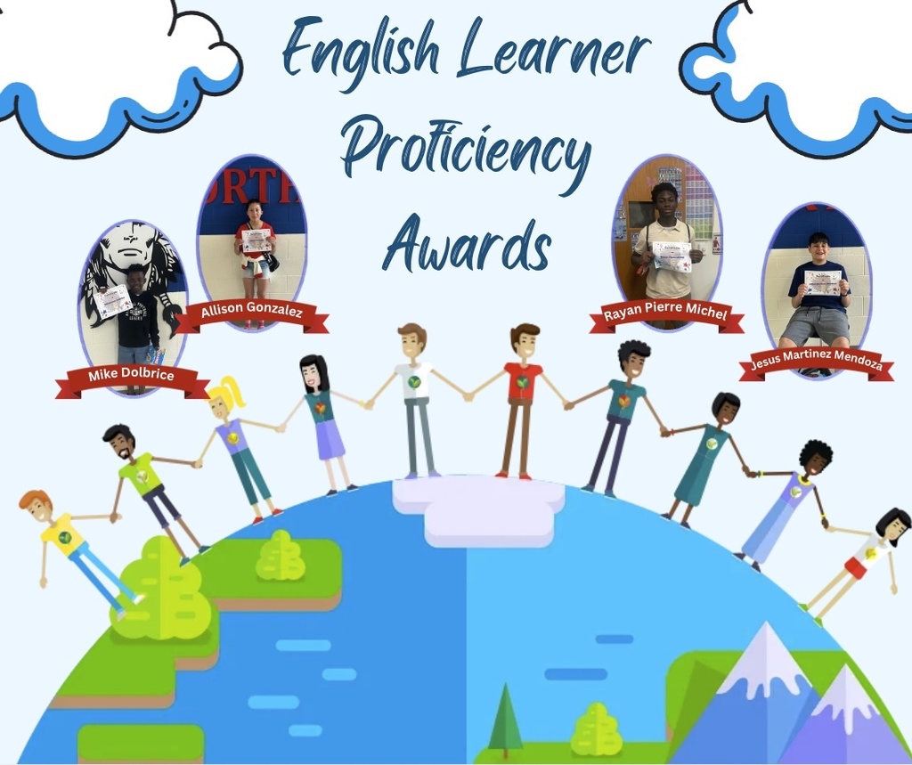 graphic image of english learner proficiency award winners