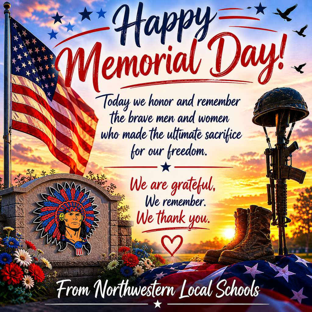 graphic image wishing everyone a happy Memorial Day
