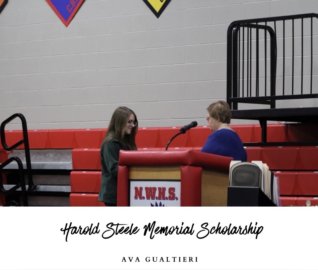 graphic image of harold steele memorial scholarship recipient