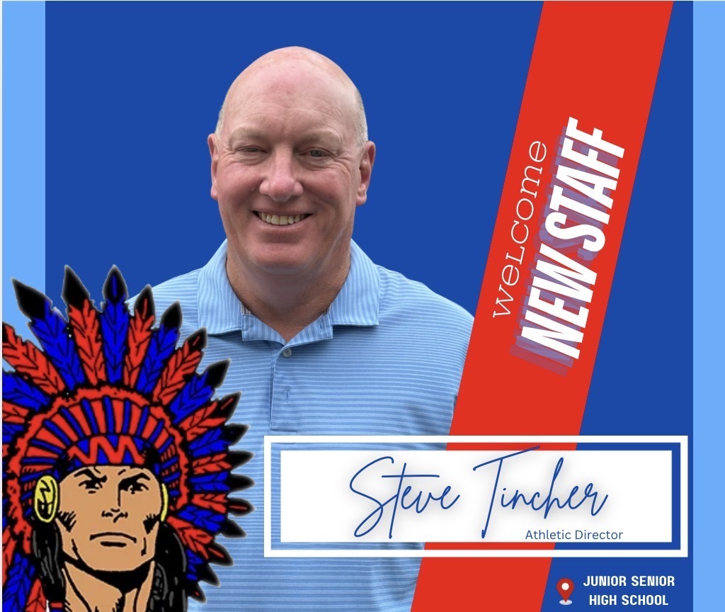 graphic image of new athletic director- tincher