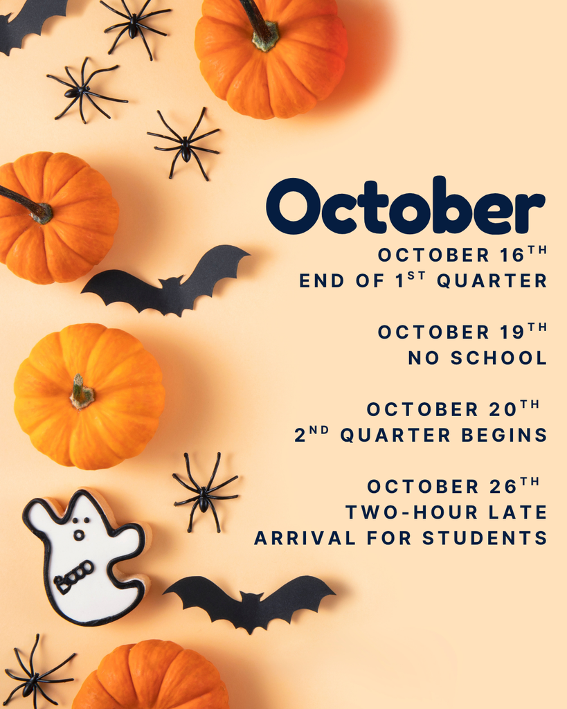 graphic image of october important dates