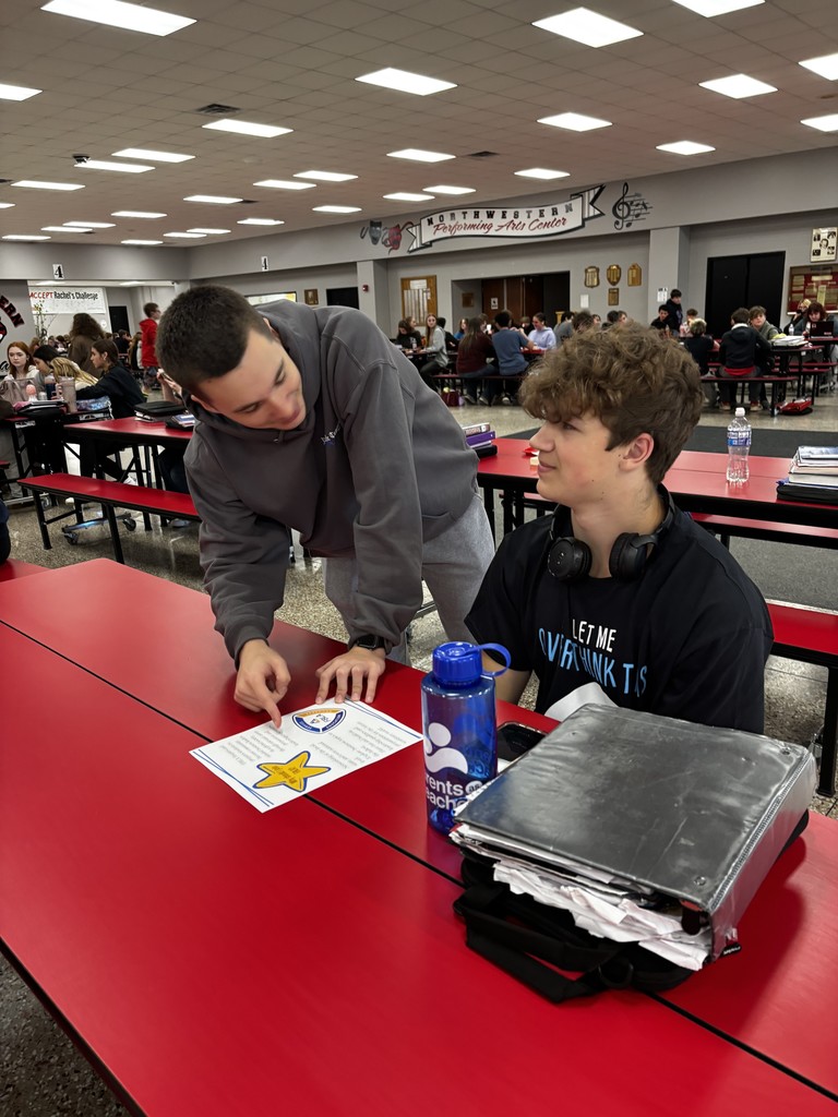 FBLA Recruiting Efforts during lunch